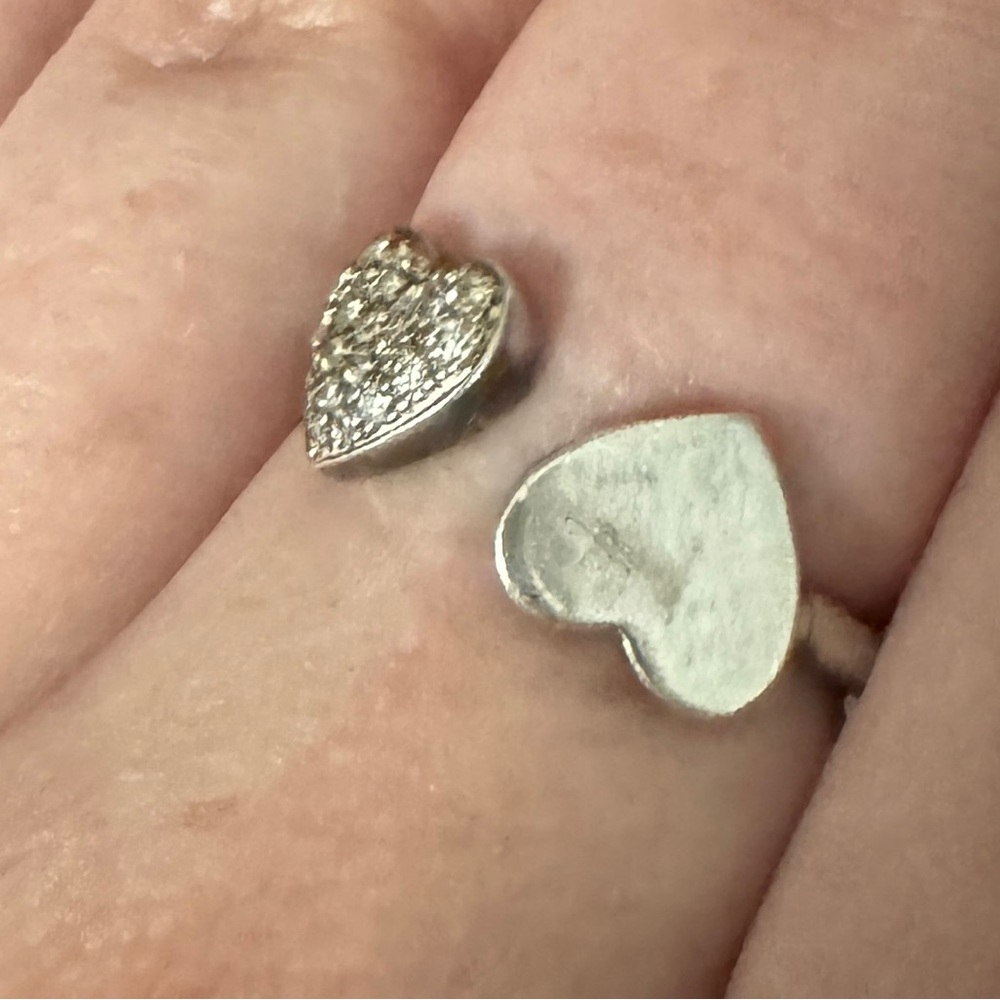 Thomas Sabo CZ Heart Ring Size 7 Euro 54